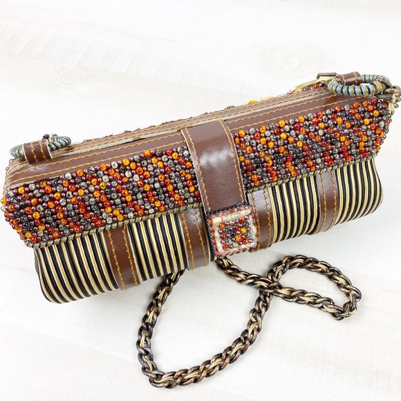 Mary Frances Handbags - Mary Frances Vintage Beaded Small Shoulder Bag